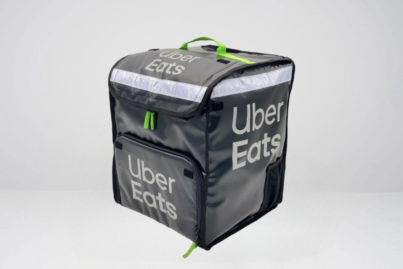 Sac de livraison de nourriture, sac à dos isotherme, 43,2 x 27,9 x 35,6 cm  (L x l x H), sac de transport étanche Uber Eats, sac de transport de  livraison de